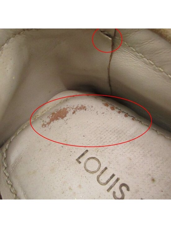 Louis Vuitton Loafers Monte Carlo Line Driving Shoes Suede Damier LV Logo Light main image 4